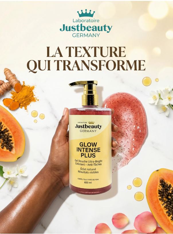 GEL DOUCHE GLOW INTENSE PLUS- ECLAIRCISSANT 650ML