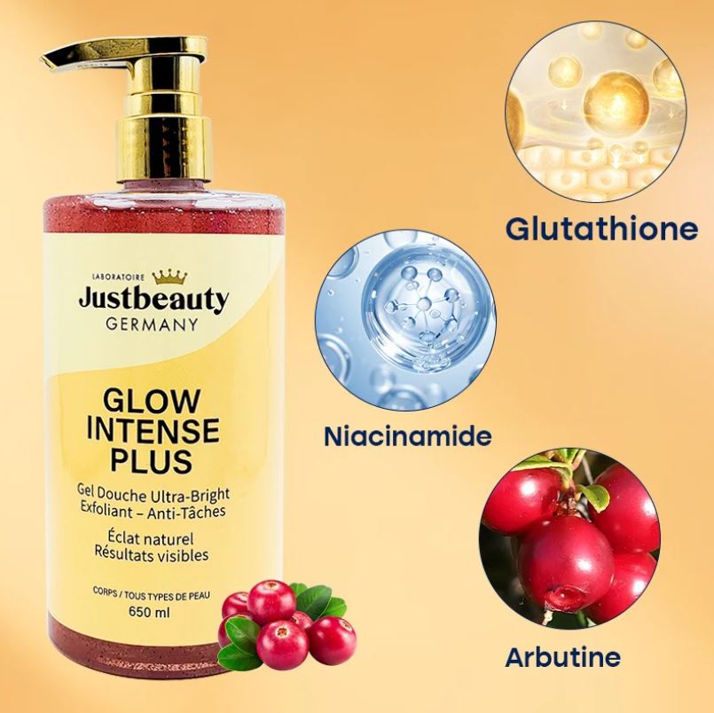 GEL DOUCHE GLOW INTENSE PLUS- ECLAIRCISSANT 650ML
