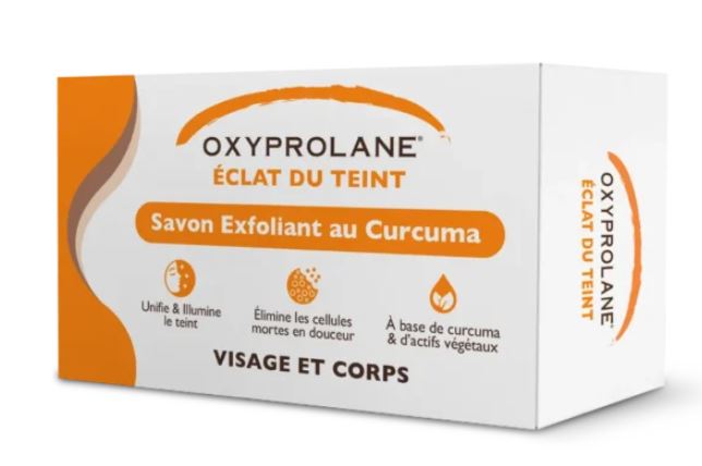 Savon Exfoliant au curcuma – OXYPROLANE® Éclat du teint